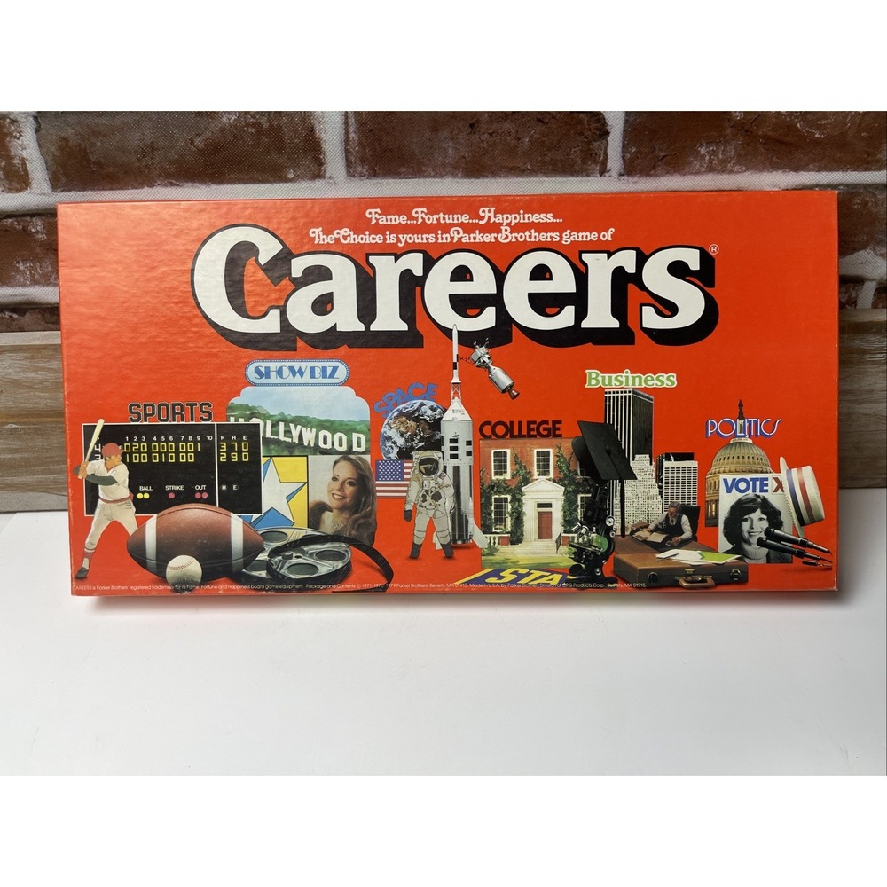 Careers Board Game - 1979 - Parker Brothers – 100% Complete